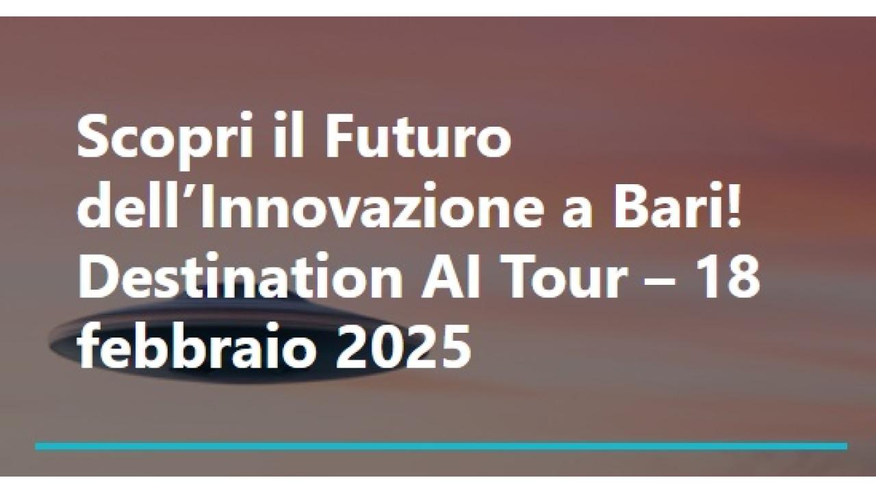 Destination AI Tour by TD SYNNEX - BARI