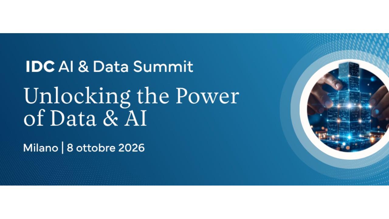 IDC AI   DATA Summit, Milano 8 ottobre